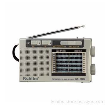 FM/MW/SW1-8 10 Band Receiver, DC and Earphone Jack Available